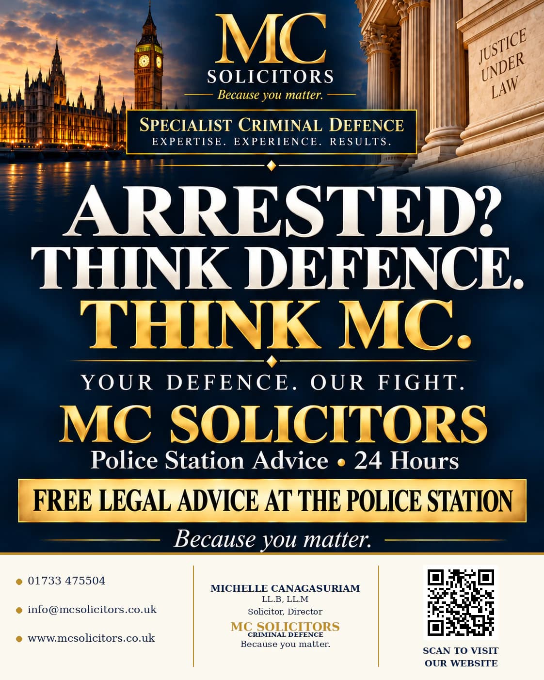 Arrested? leaflet